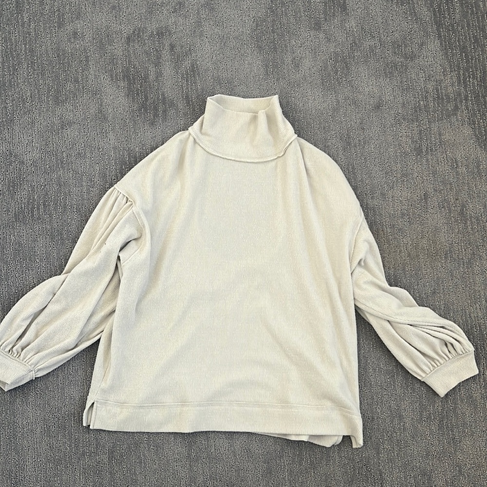 Open back FP sweater